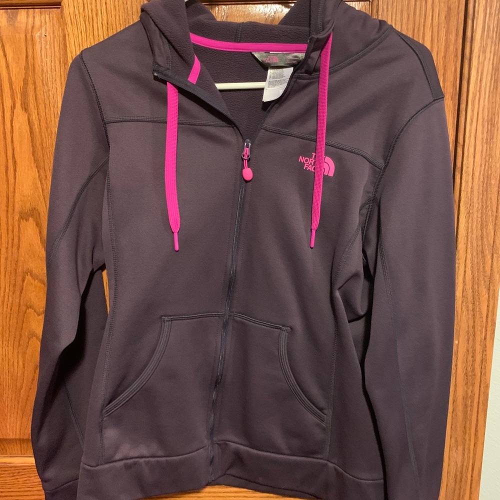 North Face Full Zip Hooded Sweatshirt
